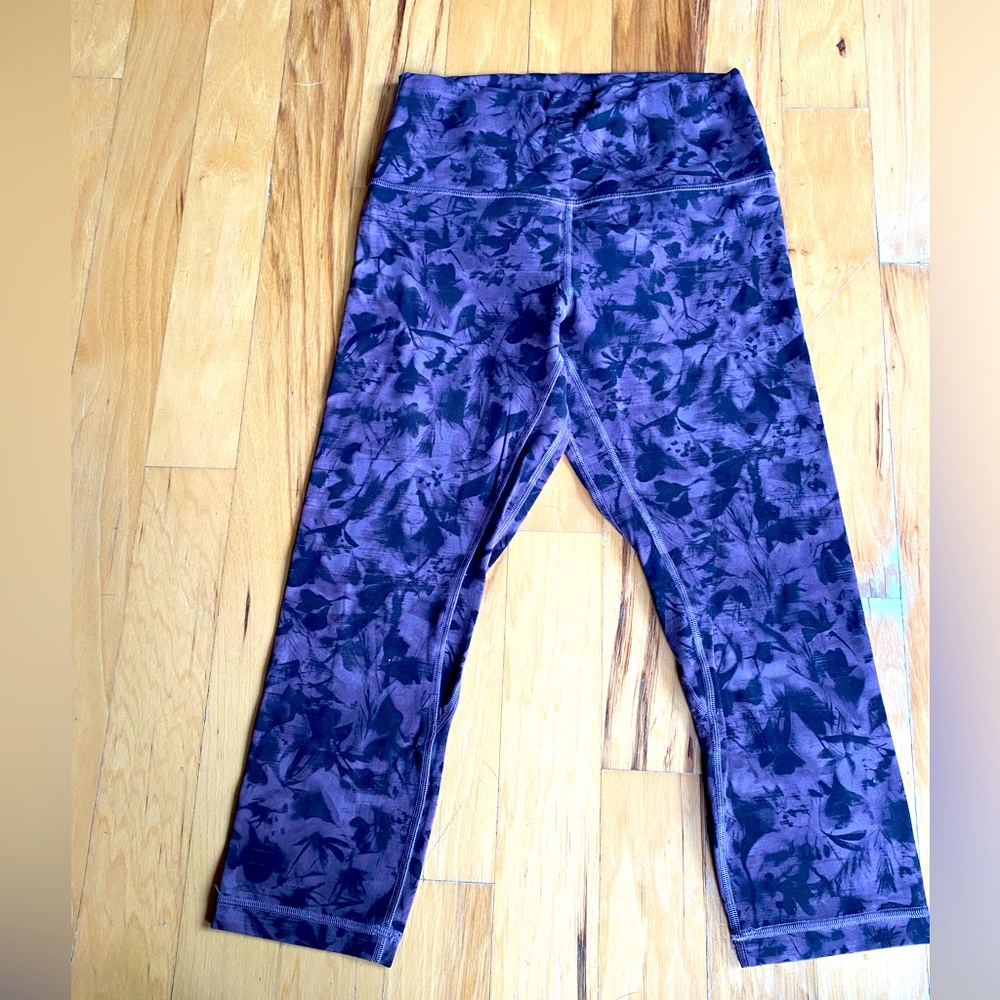 Lululemon align black and purple leggings